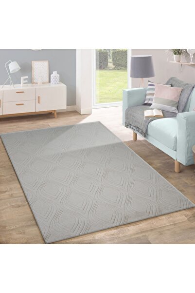 Hakan Lastikli Halı Örtüsü Damla Kahve