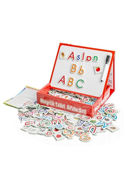 Dıy Toy/Taba Grup Manyetik Tablet Alfabe Seti Yazı Tahtası
