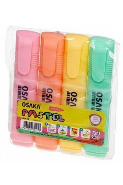 Osaka Pastel and Neon Highlighter Set 4+4i