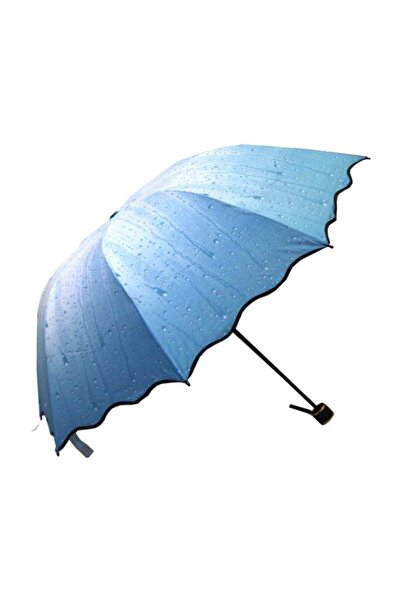 Marlux Lüx Kırılmaz Özellikli Bayan Taşıma Yağmur Damla Desenli