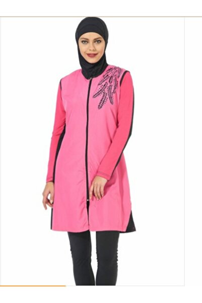 Estiva Laser Embroidered Vest Hijab Swimsuit