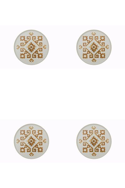 Porland Arabesque Pattern Flat Plate 27cm Set of 4