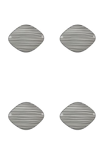 Porland Hope Flat Plate 19cm Set of 4
