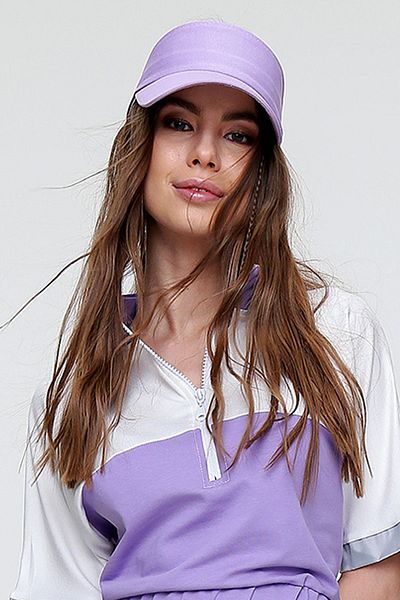 Trend Alaçatı Stili Lila Tennishut für Damen ALC-A2197