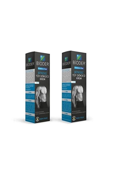 Bioder Bitkisel Tüy Dökücü Krem Erkeklere Özel 100 ml x2 Adet