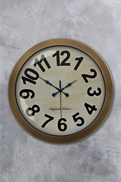 Kasva Concept Ρολόι τοίχου 36 εκ. Αντίκα Μεταλλικό Μιλάνο