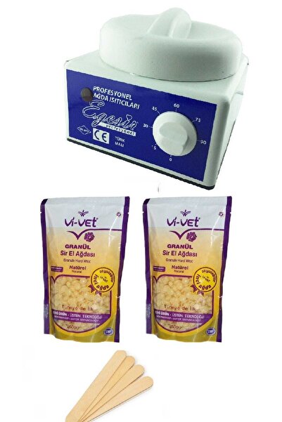 Vi-vet Sir Ağda Makinesi + 2 Adetnaturel Soyulabilen Boncuk Ağda + Spatula Seti
