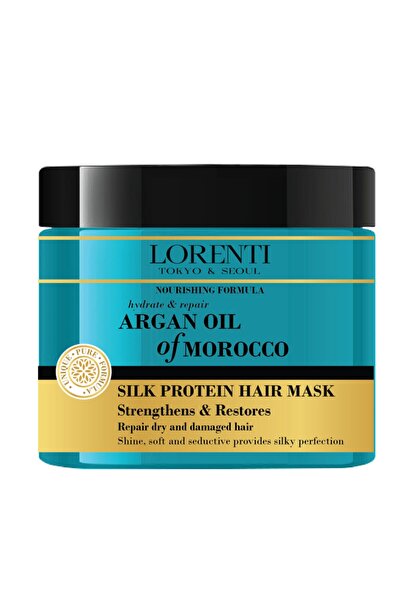 LORENTİ Fas Argan Yağı Proteinli Saç Maskesi 500 ml