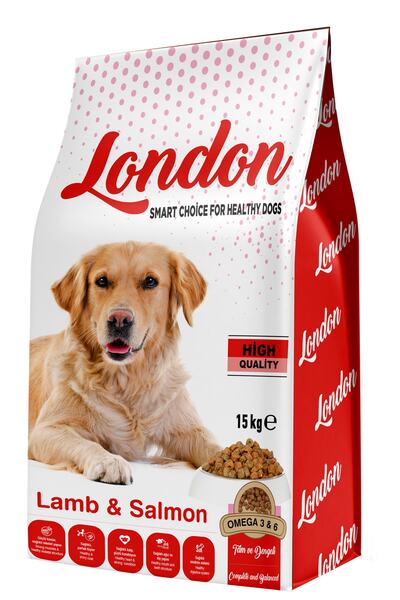 London Kuzu Etli Ve Somon Balıklı Köpek Maması