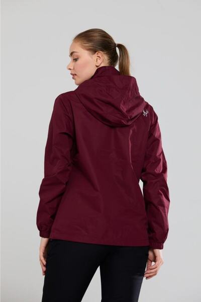 2AS Sammuan Kadın Yağmurluk Mont Bordo