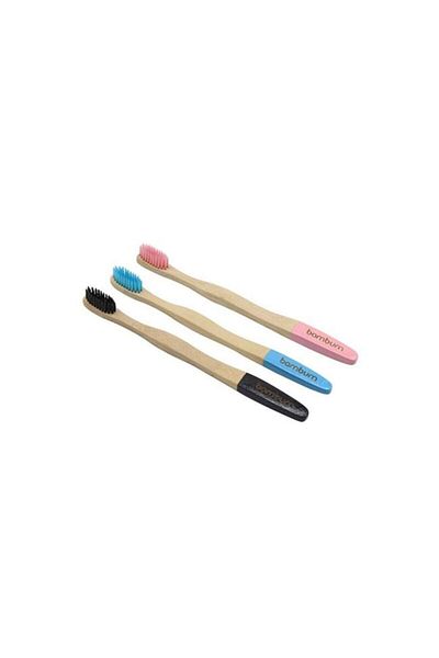 Bambum Salute - Bamboo Toothbrush Adult Blue
