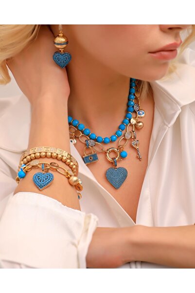 Fatma yaşar.tr Turkuaz Taşı Charme Kolye