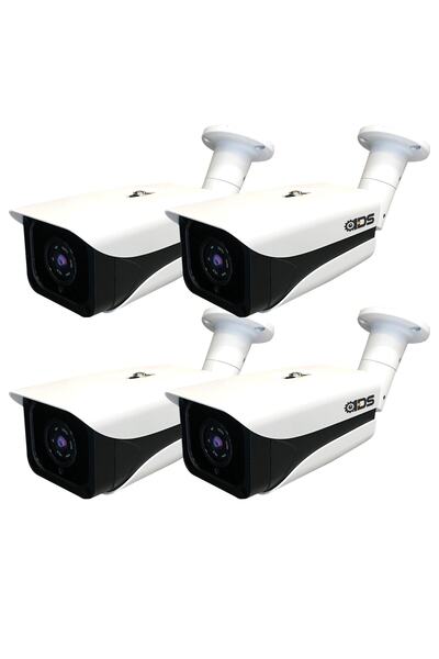 IDS 5mp Sony Lensli 1080p Fullhd Ahd Güvenlik Kamerası Gece Görüşlü Su Geçirmez 4 Adet Ds-7070hd