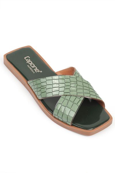 Capone Outfitters Παντόφλες Capone Cross διαφανές λουράκι