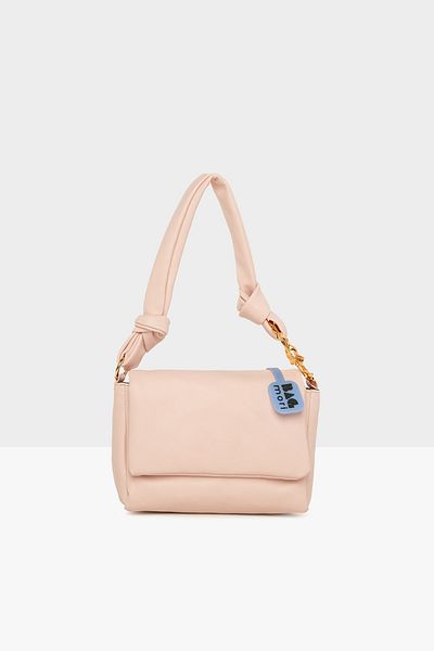 Bagmori Pink Women's Designer Pouf Soft Cover Bag with Accessories M000007127
