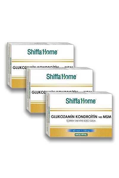 Shiffa Home Aksuvital Shıffa Home Glucosamine Chondroitine Msm 60 Tablet X 3 Adet