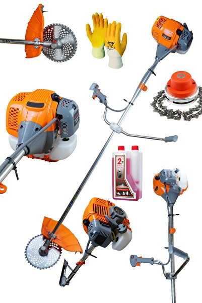 SCHUTZENGER 15 Hp Metal Şanzuman Yan Tipi Ot Çim Çalı Biçme Tırpanı Canavar B...