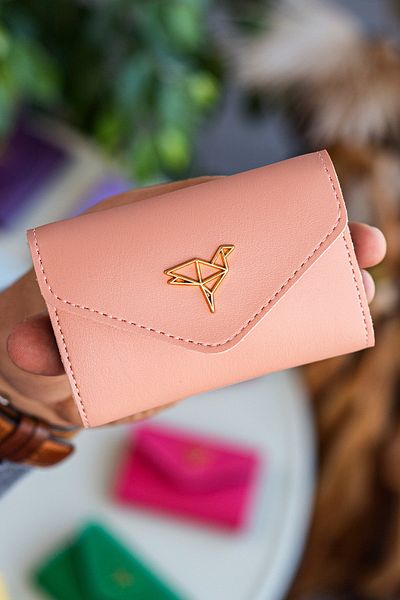 Garbalia Lviv Vegan Leather Accordion Powder Women's Wallet Card Holder