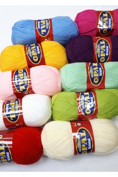 OPAL مجموعة خيط منشفة كريستالية مضادة للوبر هدية 10 ألوان