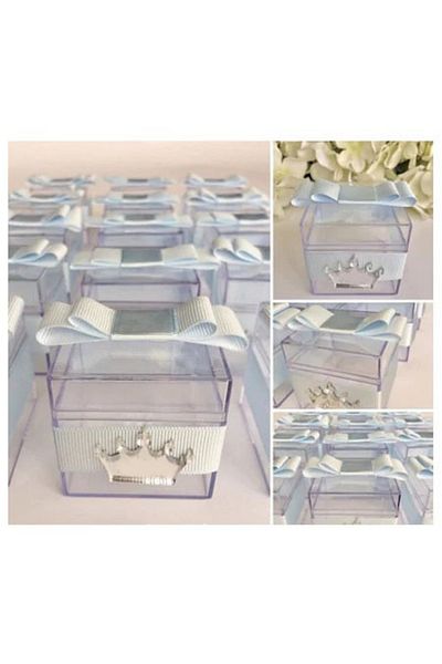 YENİ HEDİYELİK DÜNYAM Transparent Box - 5x5 25 Pieces