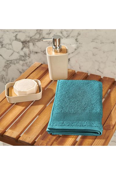 Nuvomon Turquoise 30x50 Cm Hand TowEl