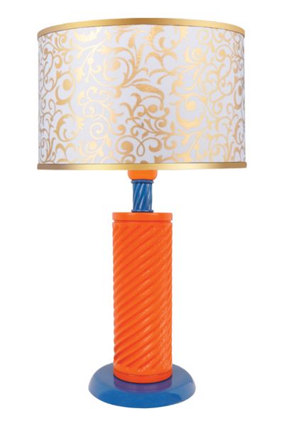 MINIMAL ETICARET VE BILGI TEKNOLOJILERI Eclipse Orange - Blue Lampshade