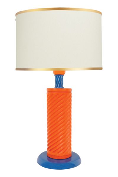 MINIMAL ETICARET VE BILGI TEKNOLOJILERI Eclipse Orange - Blue Lampshade