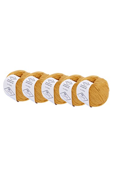 LaVita Yarn قطن أطفال 50 جرام أميجورومي، خرامة، خيوط حياكة يدوية 5 عبوات من خ...