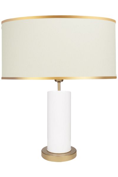 MINIMAL ETICARET VE BILGI TEKNOLOJILERI Maxi White - Gold Lampshade