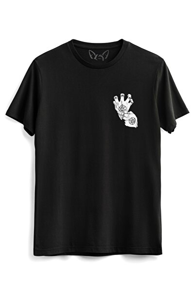Alfa Tshirt Unisex Fullmetal Alchemist Illustrated Printed Black T-shirt