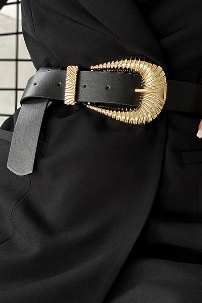 Cool & Sexy Dámsky opasok s prackou Black Oyster BE613