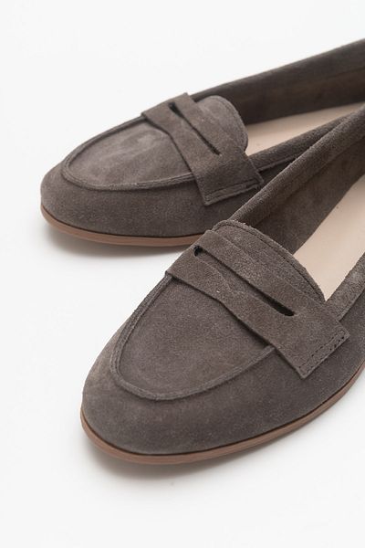 LuviShoes F02 Велурени дамски балерини от норка