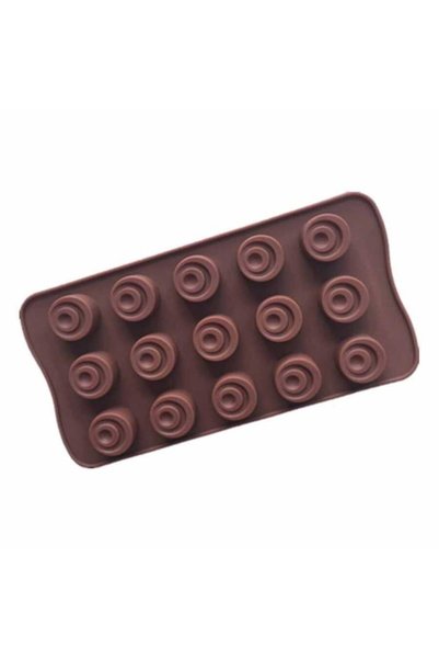 adarya Yuvarlak Spiral Silikon Çikolata Kalıbı