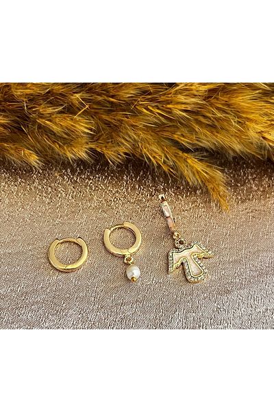 Markiz Takı Angel Triple Earrings