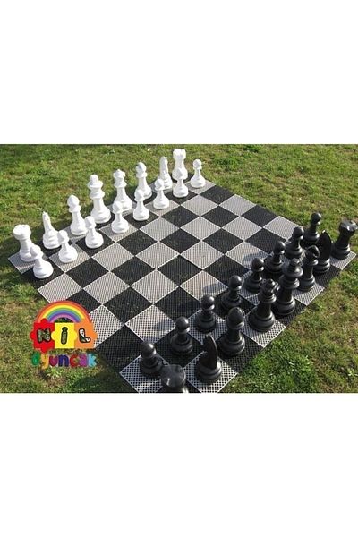 niloyuncak Garden Chess (45cm Shah) Stones