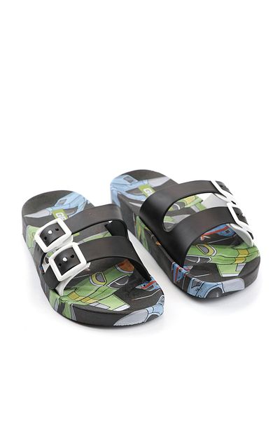 GEZER Summer Non-Slip Sole Two Buckle Boys' Slippers