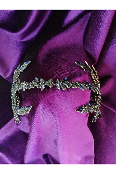 YAĞIZ BİJUTERİ Accesoriu pentru păr cu pieptene dublu bleumarin