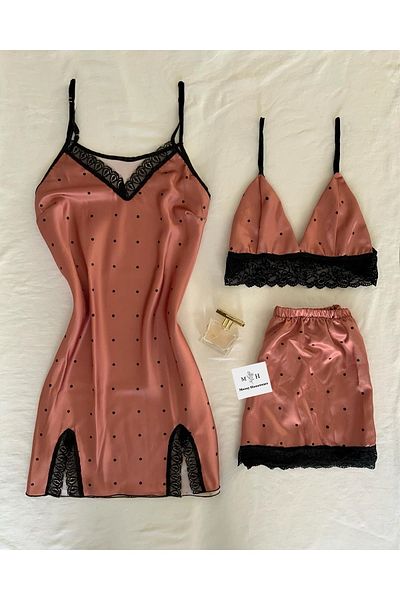 MH Moony Homewears Комплект сатенена пижама Endora от 3 части