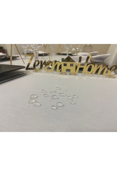 Zeren Home Fata de masa fara griji rezistenta la lichide alba
