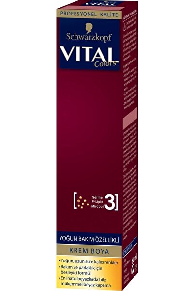 Vital Tüp Saç Boyası 7-554 Altın Karamel
