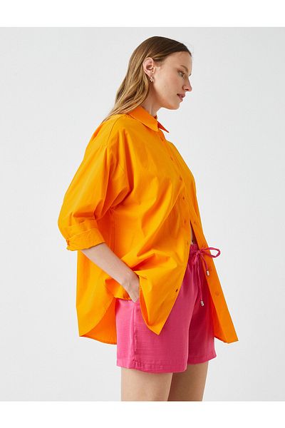 Koton Mini Shorts with Tie Waist and Pocket