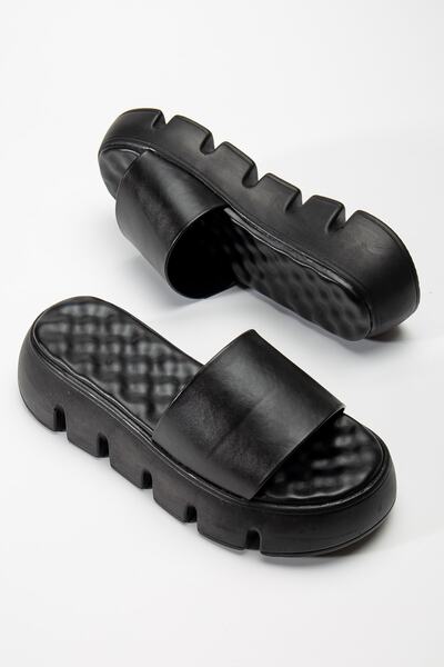 GULT Papuci de plajă de damă negri