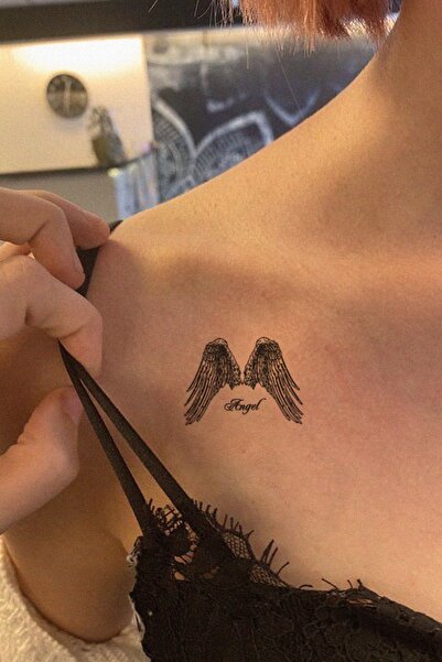 BiWini Melek Kanadı Ve Kuş Kanadı Geçici Dövme Tattoo