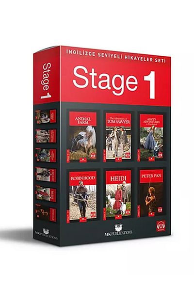 MK Publications English Level Stories Set Stage 1 (6 Stories Boxed)