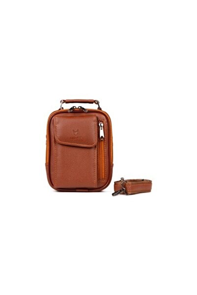 Fiyaka Nw-4110 Men's Hand and Shoulder Bag Brown