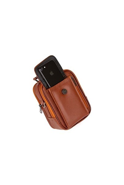 Fiyaka Nw-4110 Men's Hand and Shoulder Bag Brown