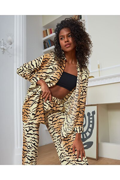 MİA NOURA Leopárdmintás ing design