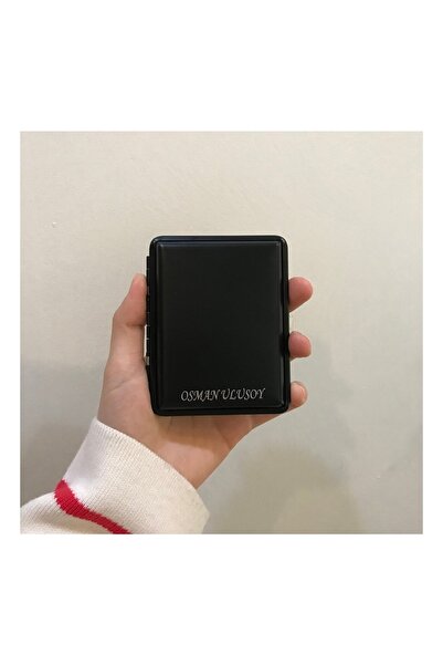 ZEFLAZER Kişiye Özel Isimli Hediye Kutulu Kalem, Çakmak, Sigara Tabakası Ve Anahtarlık Set