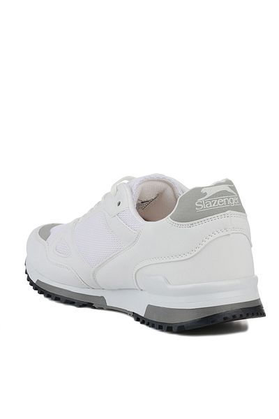 Slazenger Maroon I Large Size Sneaker Ανδρικά Παπούτσια Λευκό / Γκρι