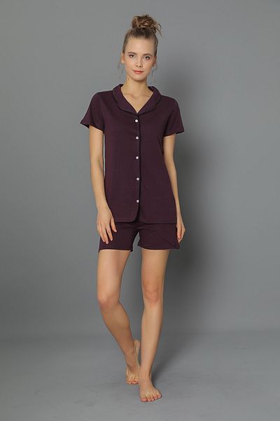STRAWBERRY Buttoned Shorts Set
